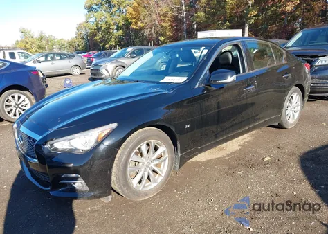 2014 Infiniti Q50 Premium from USA, damaged, VIN JN1BV7AR2EM683967